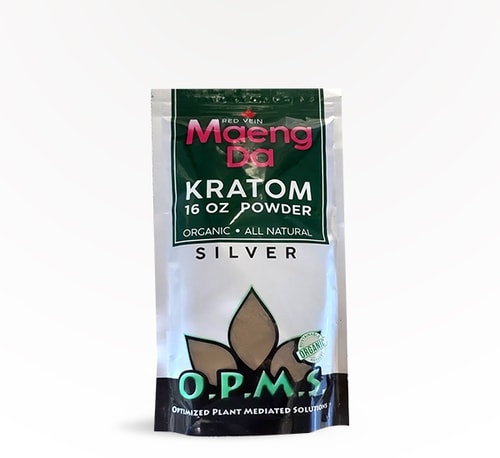 O.P.M.S. Powder Silver (Red Vein Maeng Da) 16 oz