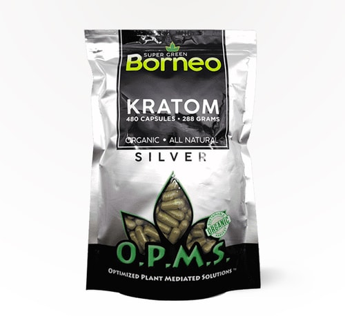 O.P.M.S. Capsules Silver (Super Green Borneo) 480 count