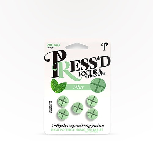 Press'd Tablets 7-Hydroxymitragynine (Mint) 40 mg 5 count