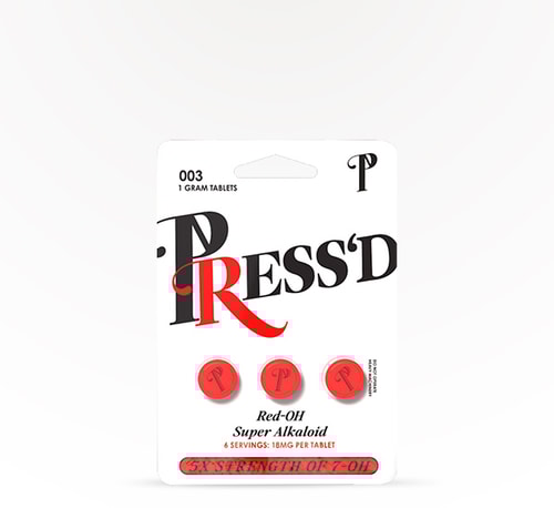 Press'd Tablets Red-OH Super Alkaloid 18 mg 3 count