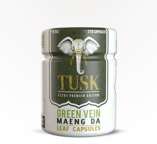 Tusk Capsules Green Vein Maeng Da 275 count