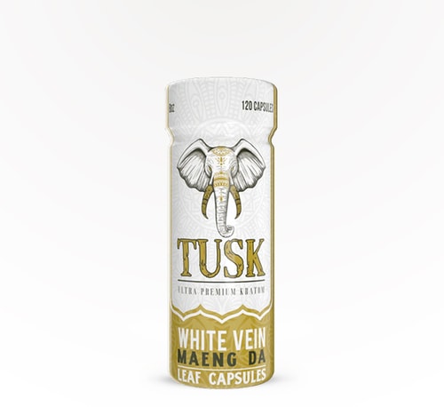 Tusk Capsules White Vein Maeng Da 120 count