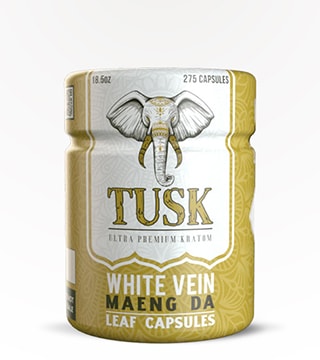 Tusk Capsules White Vein Maeng Da 275 count