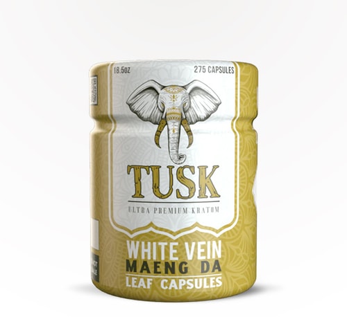 Tusk Capsules White Vein Maeng Da 275 count