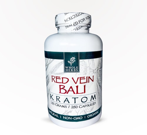 Whole Herbs Capsules Red Vein Bali 250 count