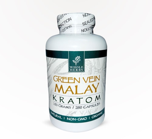 Whole Herbs Capsules Green Vein Malay 250 count