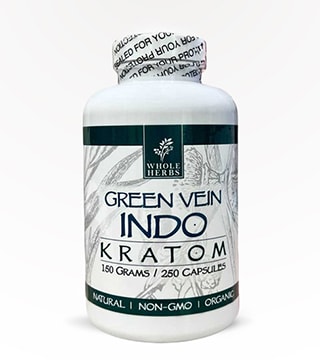 Whole Herbs Capsules Green Vein Indo 250 count