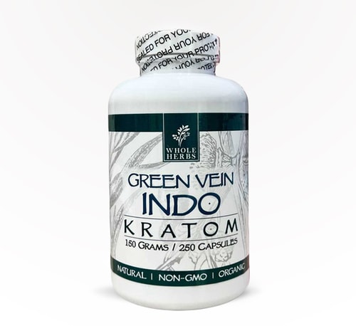 Whole Herbs Capsules Green Vein Indo 250 count
