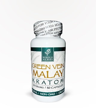 Whole Herbs Capsules Green Vein Malay 60 count