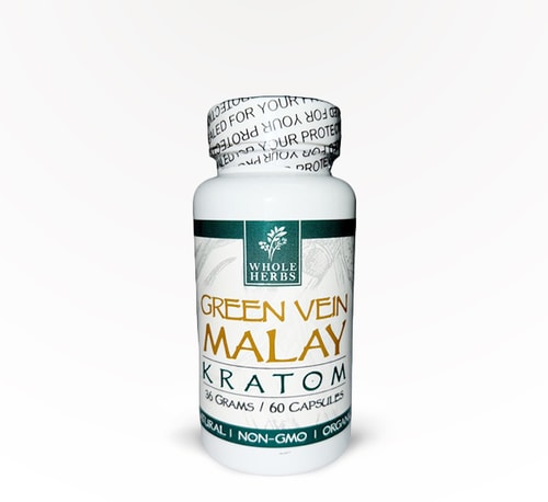 Whole Herbs Capsules Green Vein Malay 60 count