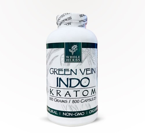 Whole Herbs Capsules Green Vein Indo 500 count