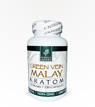 Whole Herbs Capsules Green Vein Malay 120 count