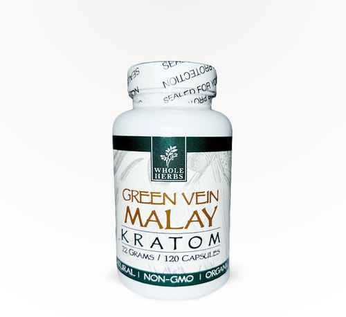 Whole Herbs Capsules Green Vein Malay 120 count