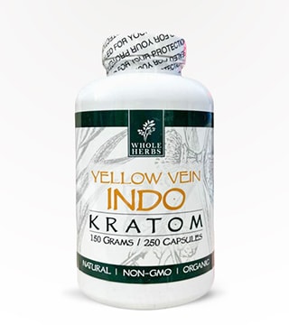 Whole Herbs Capsules Yellow Vein Indo 250 count