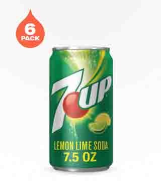 7UP Lemon Lime Soda 6 Cans 7.5 oz