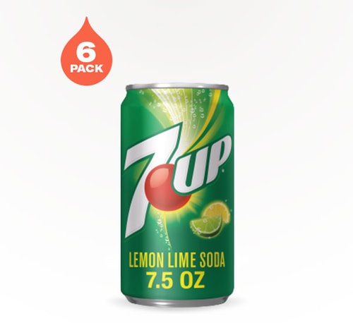 7UP Lemon Lime Soda 6 Cans 7.5 oz