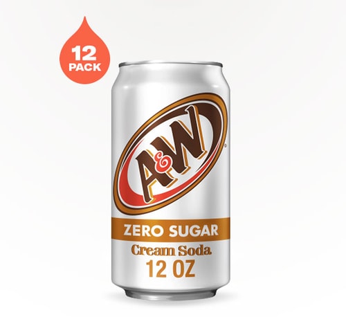 A and W Diet Cream Soda 12 cans 12 oz