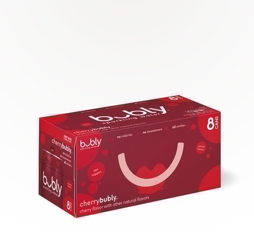 Bubly Cherry 8 cans 12 oz