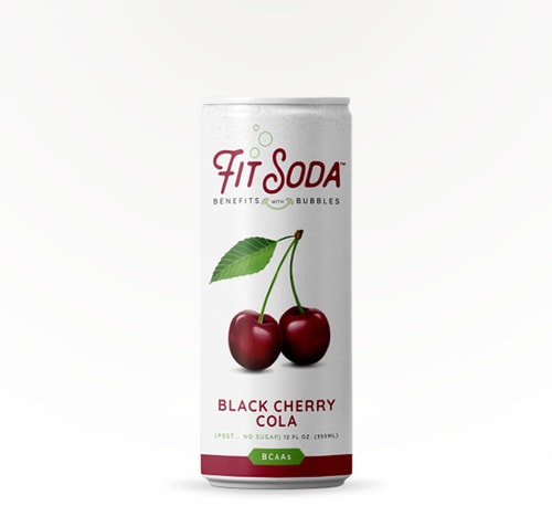 Koios Fit Soda Black Cherry Cola 12oz (Can)