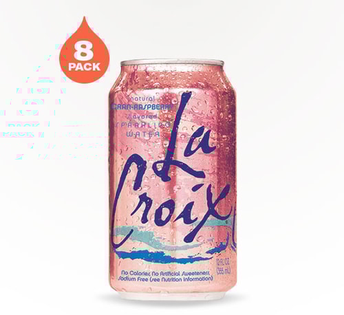 La Croix Cran-Raspberry 8 cans 12 oz