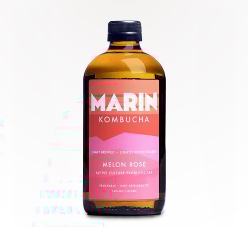 Marin Kombucha Melon Rose 16oz (Bottle)