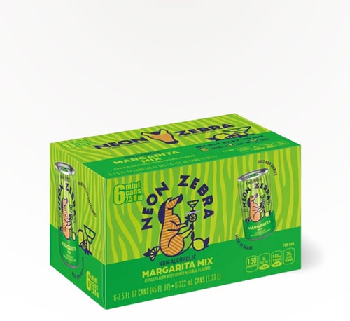 Neon Zebra Margarita Mix 6 cans 7.5 oz