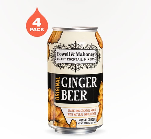 Powell and Mahoney Ginger Beer 4 Cans (12oz)