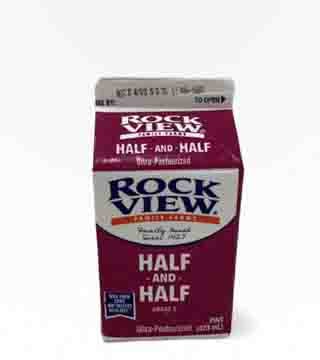 Rockview Farms Half and Half 473 ml