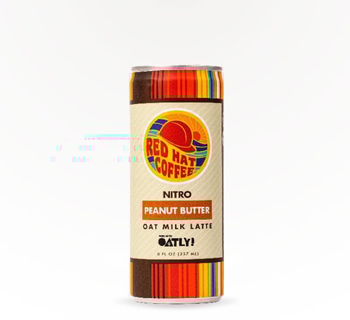 Red Hat Coffee Nitro Peanut Butter Oat Milk Latté 8 oz