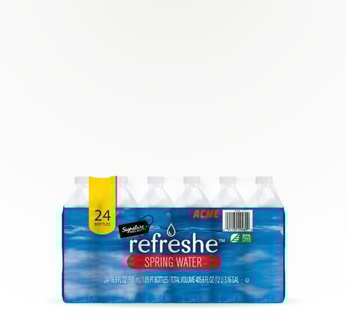 Refreshe Spring Water 24 Bottles 16.9 oz