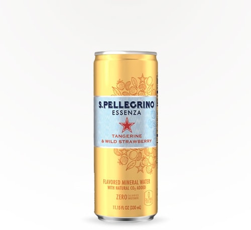 San Pellegrino Essenza Tangerine and Wild Strawberry 11.15 oz can