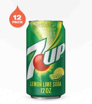 7UP dnL Lemon Lime Soda 12 Cans (12oz)