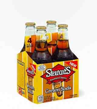 Stewart's Cream Ale Cream Soda 4 Pack (12oz)