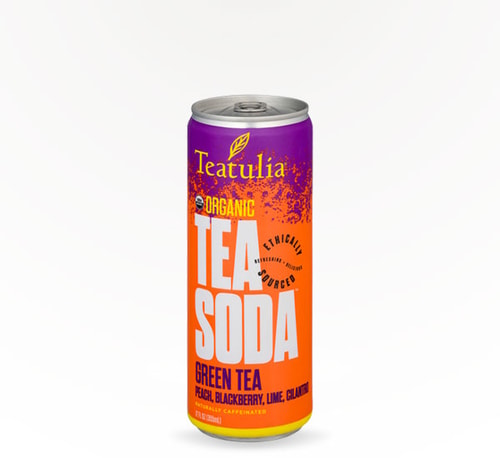 Teatulia Tea Soda Green Tea 12oz (Can)
