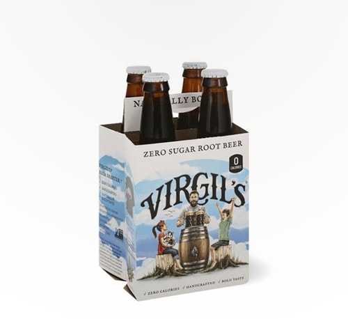 Virgil's Zero Sugar Root Beer 4 Bottles (12oz)
