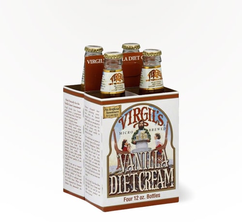 Virgil's Zero Sugar Vanilla Cream 4 Bottles (12oz)