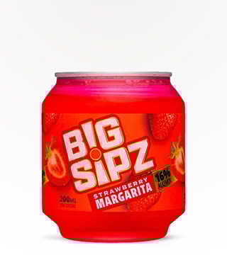 Big Sipz Strawberry Margarita 200ml (Bottle)
