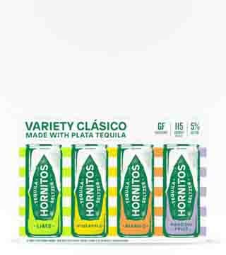 Hornitos Tequila Seltzers Clásico Variety Pack 8 cans 12 oz