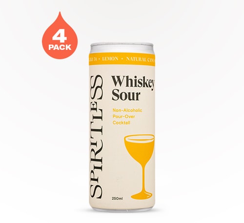 Spiritless Non-Alcoholic Whiskey Sour 4 Cans (250ml)