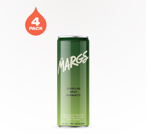 Sip Margs Spicy Sparkling Margarita 4 Cans 12oz