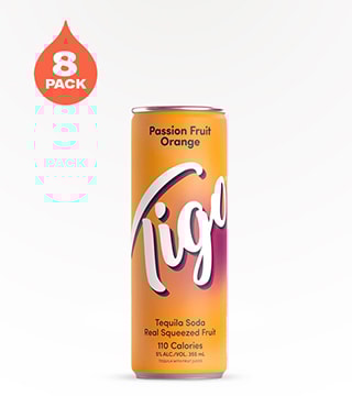 Tigo Passion Fruit Orange 8 Cans 12oz