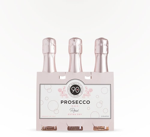 90+ Cellars Prosecco Rosé 3 Bottles 187 ml