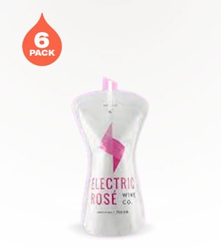 Electric Rosé Pouches Rosé 6 pack 187 ml