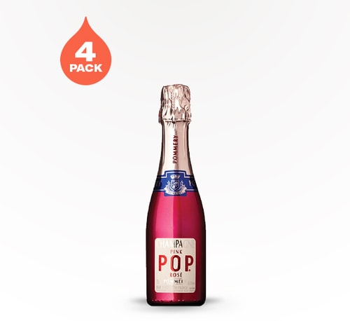 Pommery Pop Pink Rosé 4 Bottles (187ml)