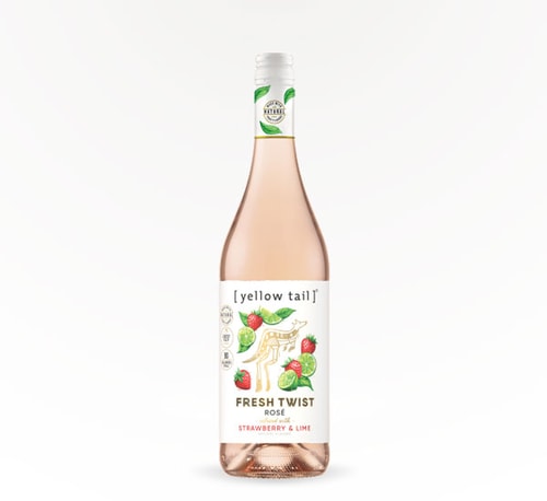 Yellow Tail Fresh Twist Strawberry and Lime Rosé 750ml Bottle