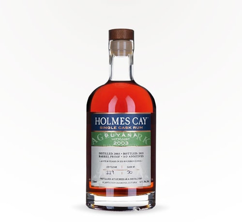Holmes Cay 2003 18 Year Guyana Uitvlugt Single Cask Rum 750ml (Bottle)