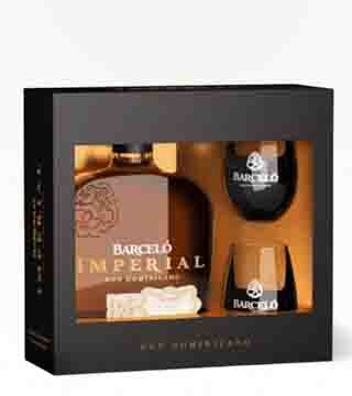 Ron Barceló Imperial Rum with Two Glasses 750ml (Bottle)