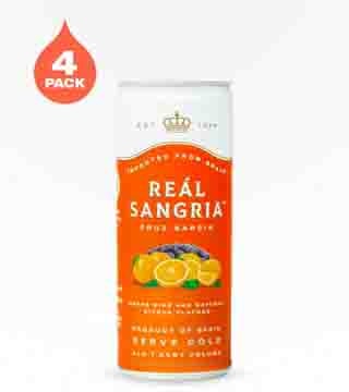 Cruz Garcia Red Reál Sangria 4 Cans 250 ml
