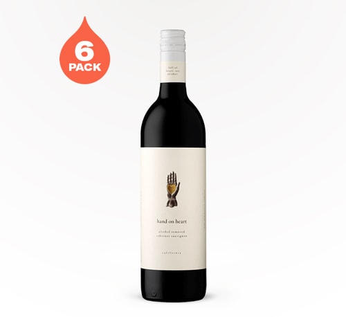 Hand on Heart Non-Alcoholic Cabernet Sauvignon 6 Bottles 12oz