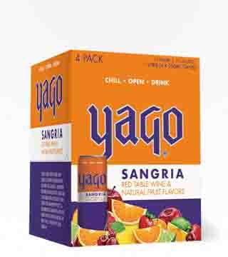Yago Sangria 4 Cans 250 ml